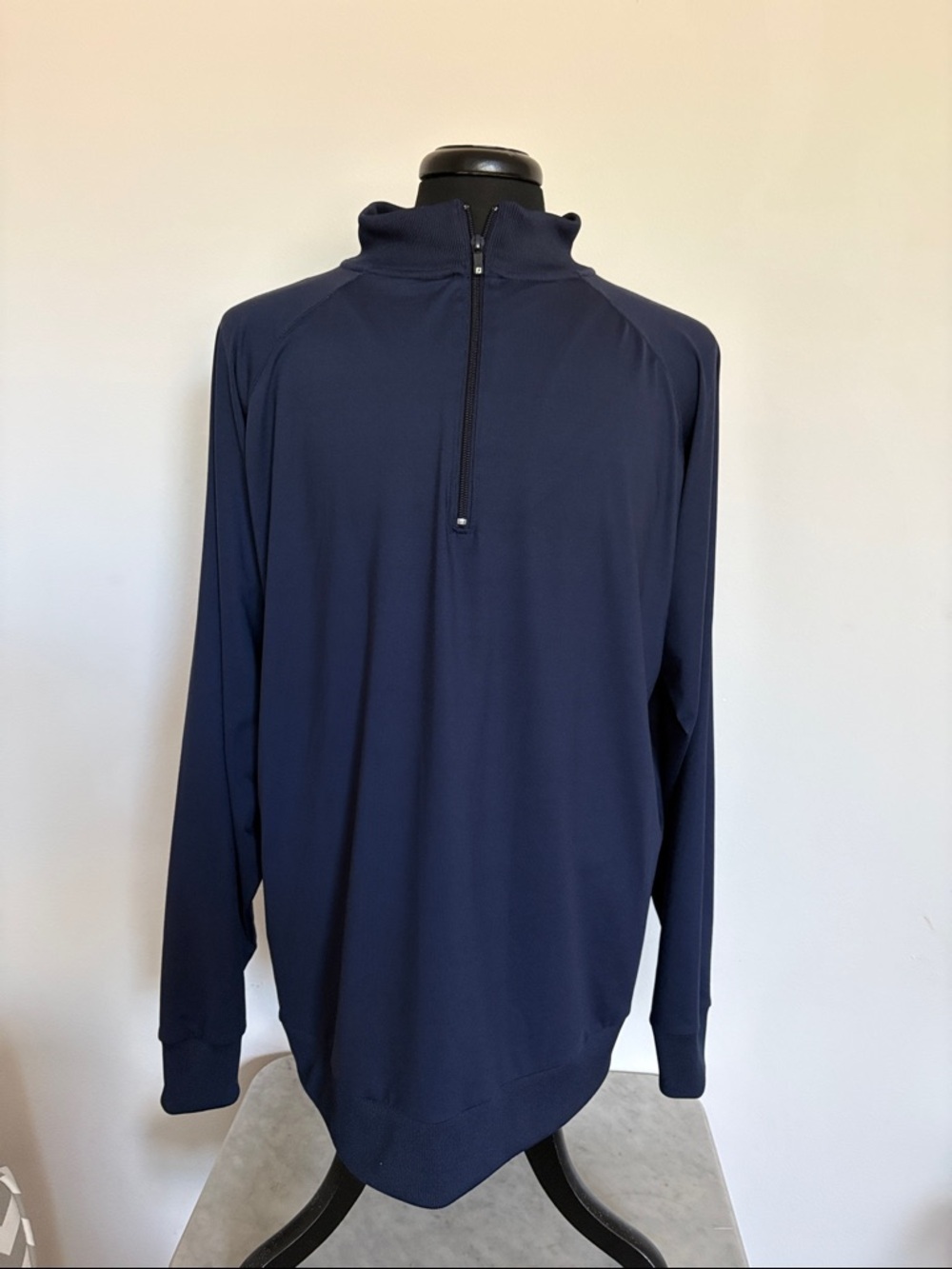 FootJoy Nylon Navy Half-Zip Pullover Size XXL